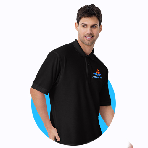 LV Steam Roller Polo Shirt